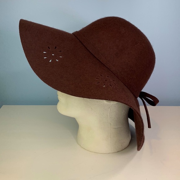 Melrose and Market Boho Wool Floppy Hat with Cut Out Design NWT - Picture 4 of 5